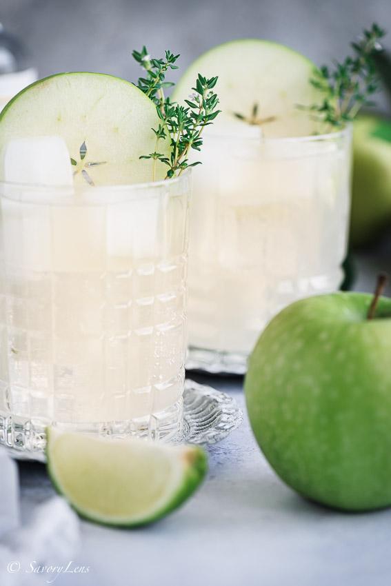 Rezeptbild: SoHo Sling – Würziger Gin Cocktail ohne Alkohol