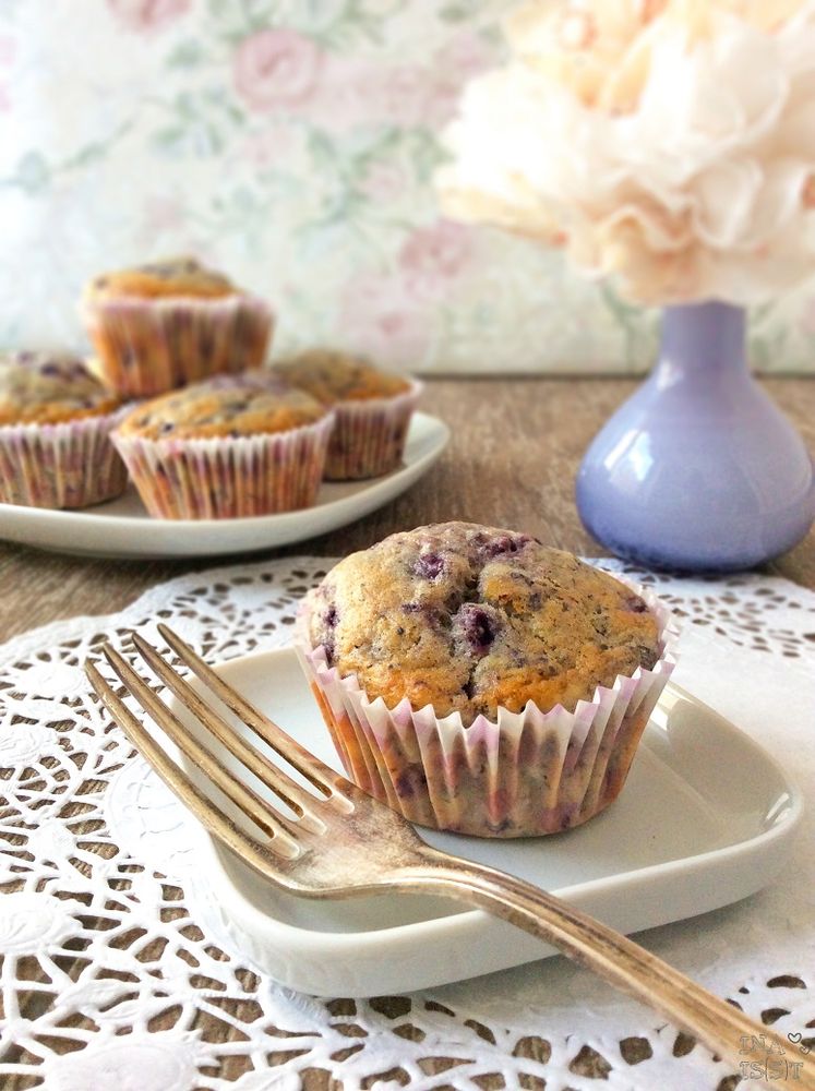 Rezeptbild: Heidelbeer-Buttermilch-Muffins