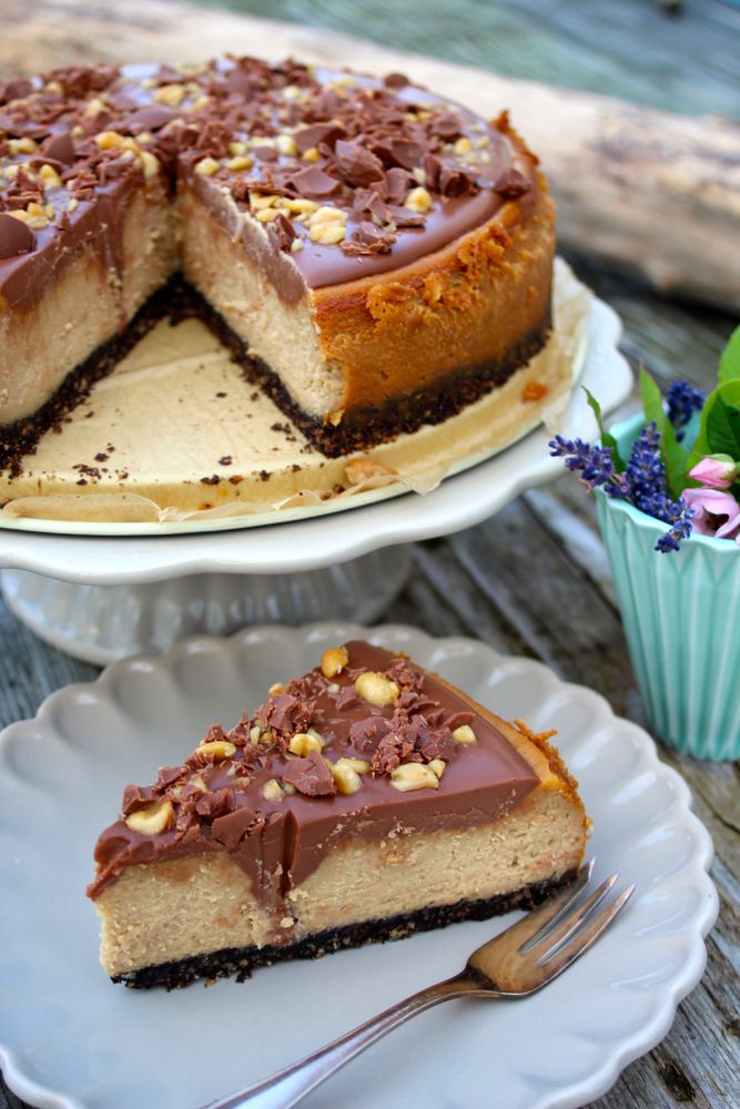 Rezeptbild: Erdnussbutter-Cheesecake