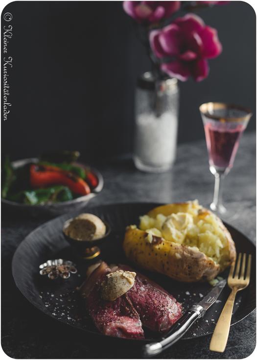 Rezeptbild: Tomahawksteak mit Kumpir & Pimientos de Padrón