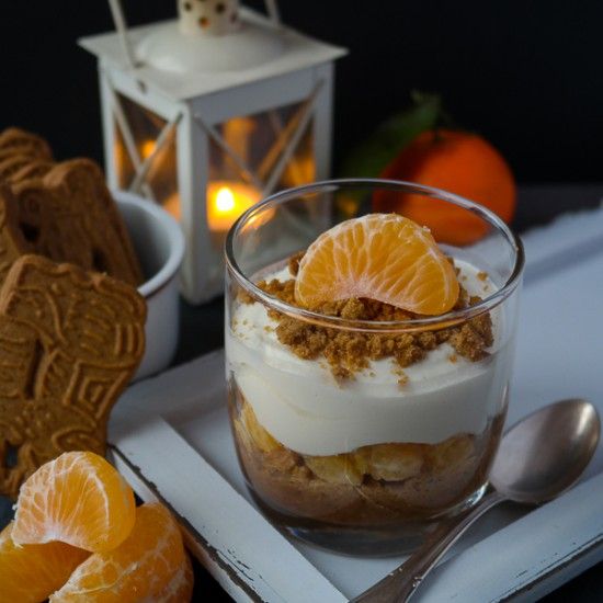 Rezeptbild: Mandarinen-Spekulatius-Trifle