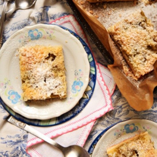 Rezeptbild: Rhabarberkuchen mit Streuseln