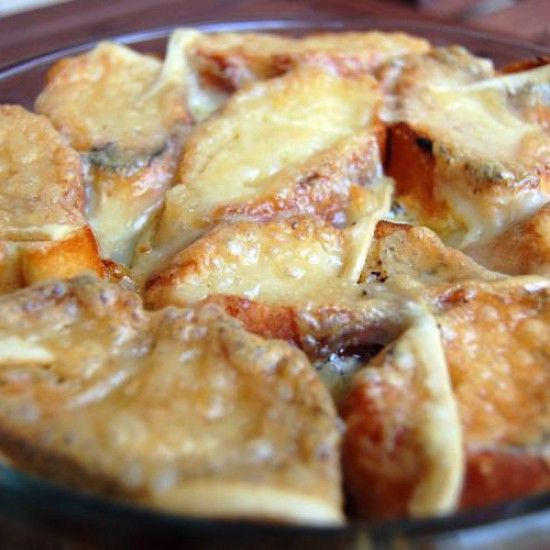 Rezeptbild: Brotauflauf