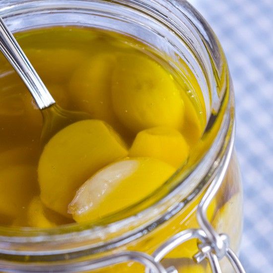 Rezeptbild: Confierter Knoblauch