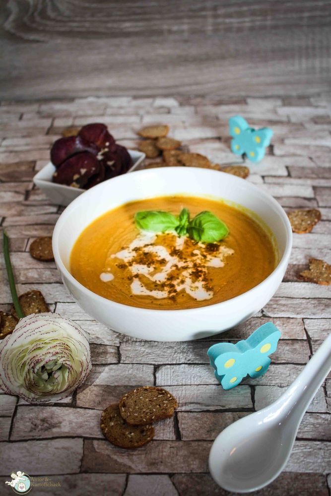 Rezeptbild: Süßkartoffel-Kokos-Suppe