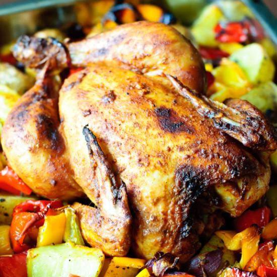 Rezeptbild: Spanisches Paprikahuhn