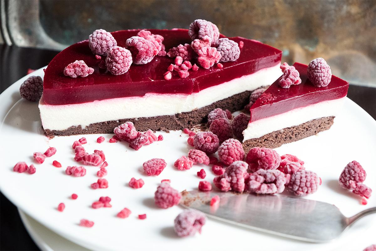 Rezeptbild: Weiße Schokoladentorte