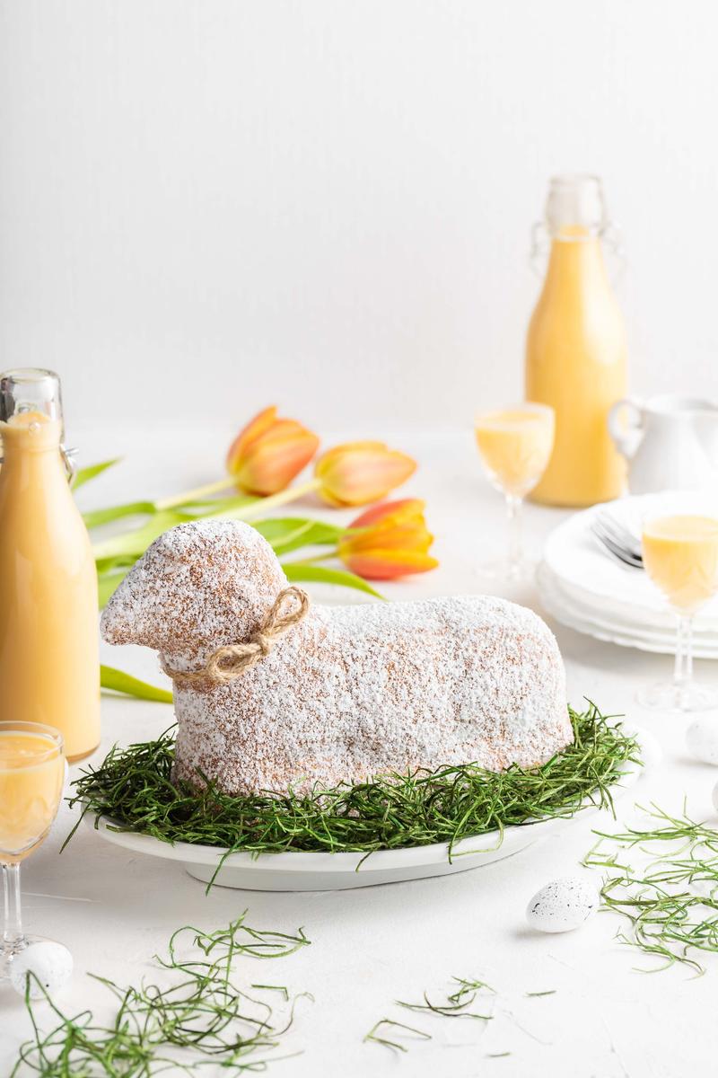 Rezeptbild: Saftiges Osterlamm mit Eierlikör