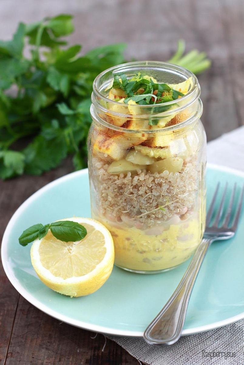Rezeptbild: Sunshine Salad im Glas