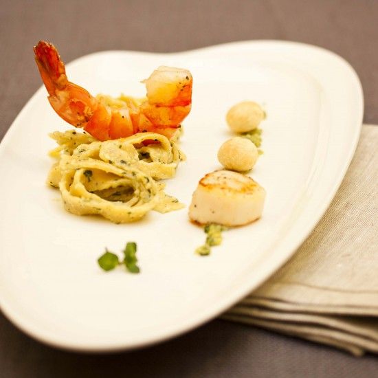 Rezeptbild: Linguine mit Minzpesto