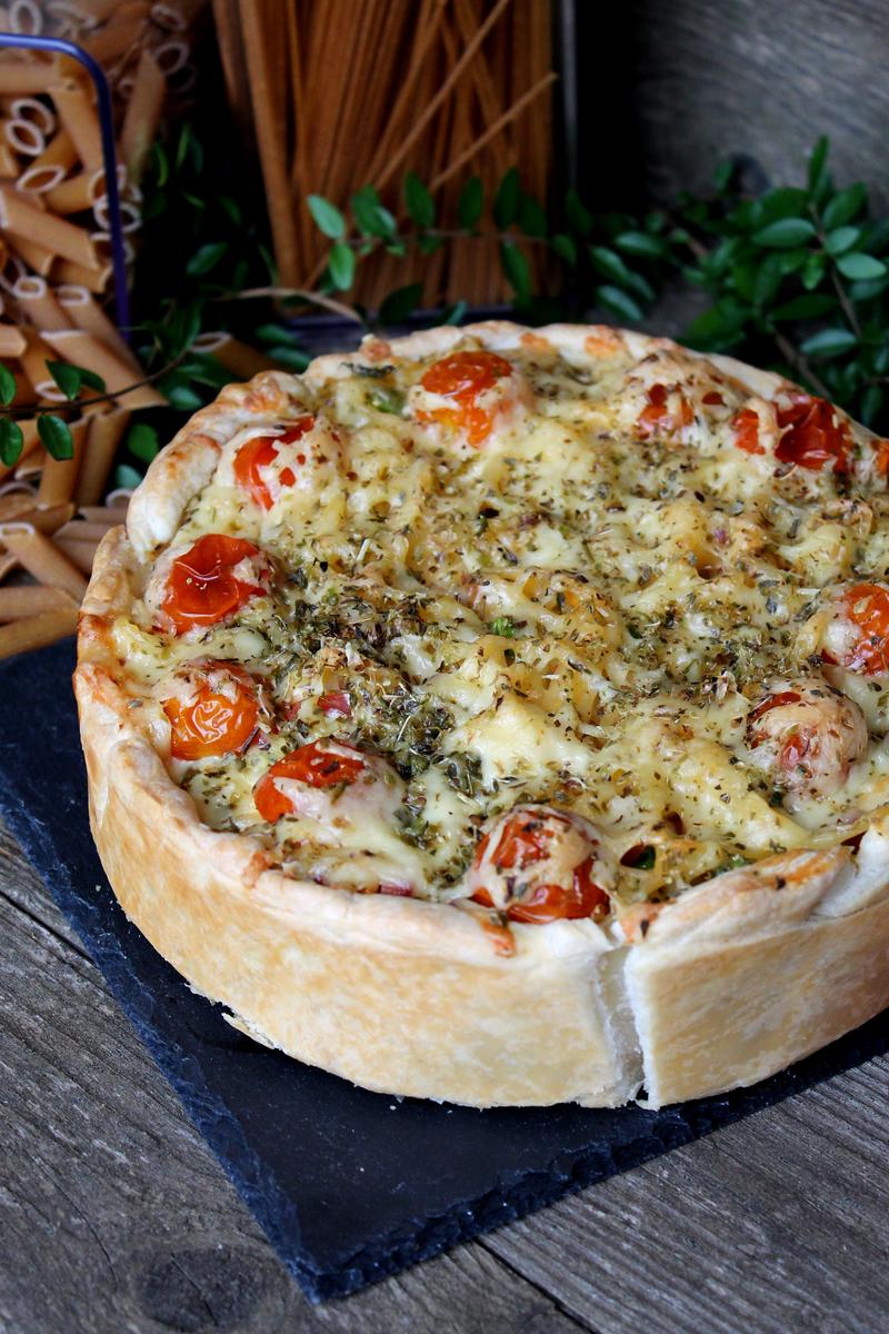 Rezeptbild: Spaghetti Quiche