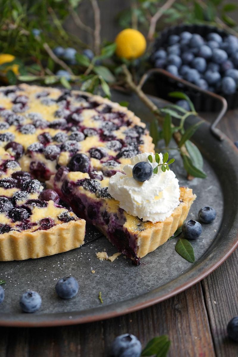 Rezeptbild: Heidelbeer-Tarte