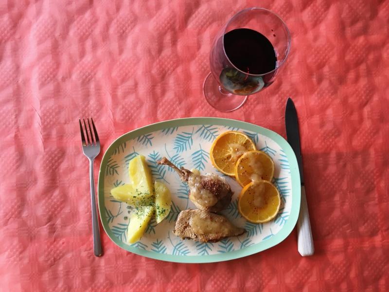 Rezeptbild: Canard à l'orange / Ente mit Orangensauce