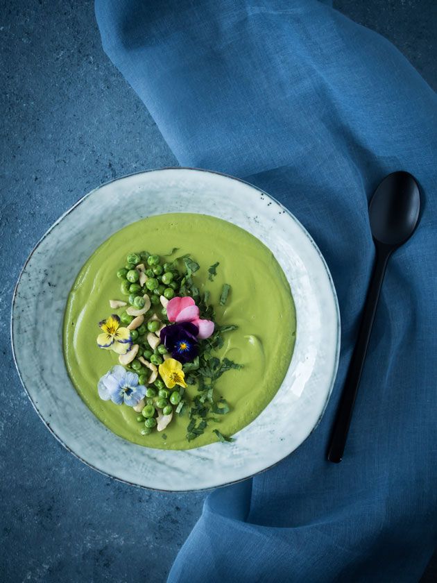 Rezeptbild: Cremige Erbsensuppe 