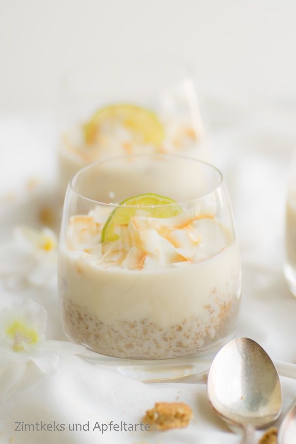 Rezeptbild: Coconut Key-Lime-Cheesecake Dessert