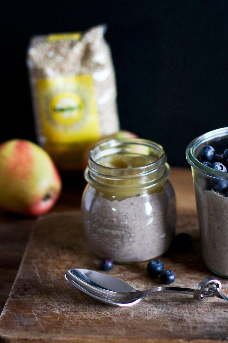 Rezeptbild: Buchweizenbrei mit Obst als Frühstück