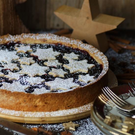 Rezeptbild: Linzertorte mit Sterndekor
