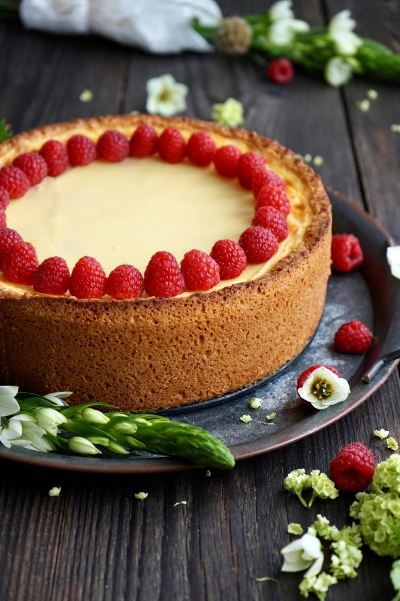 Rezeptbild: Himbeer-Schmandkuchen