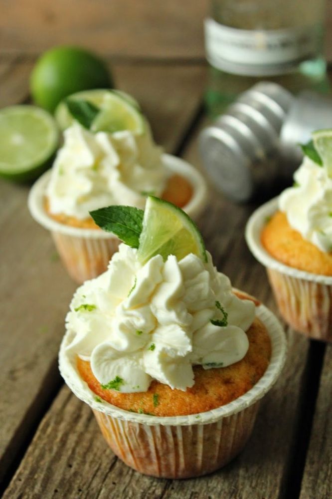 Rezeptbild: Mojito-Cupcakes