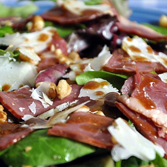 Rezeptbild: Salade de Magret de Canard fumé