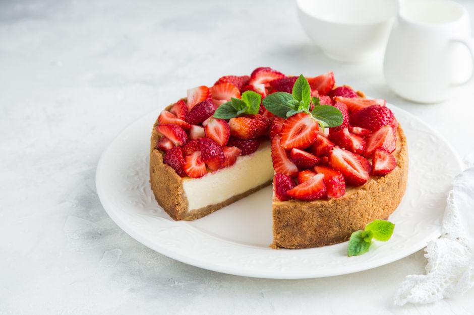 Rezeptbild: Käsekuchen ohne Haushaltszucker