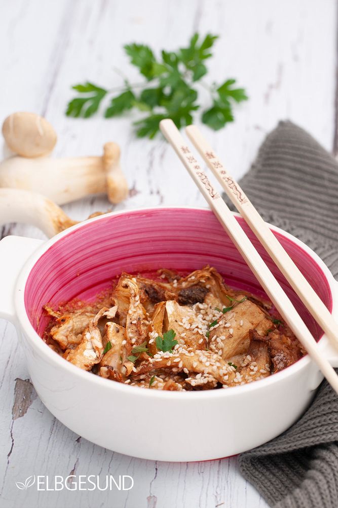 Rezeptbild: Pulled Mushrooms – einfach nur genial!!