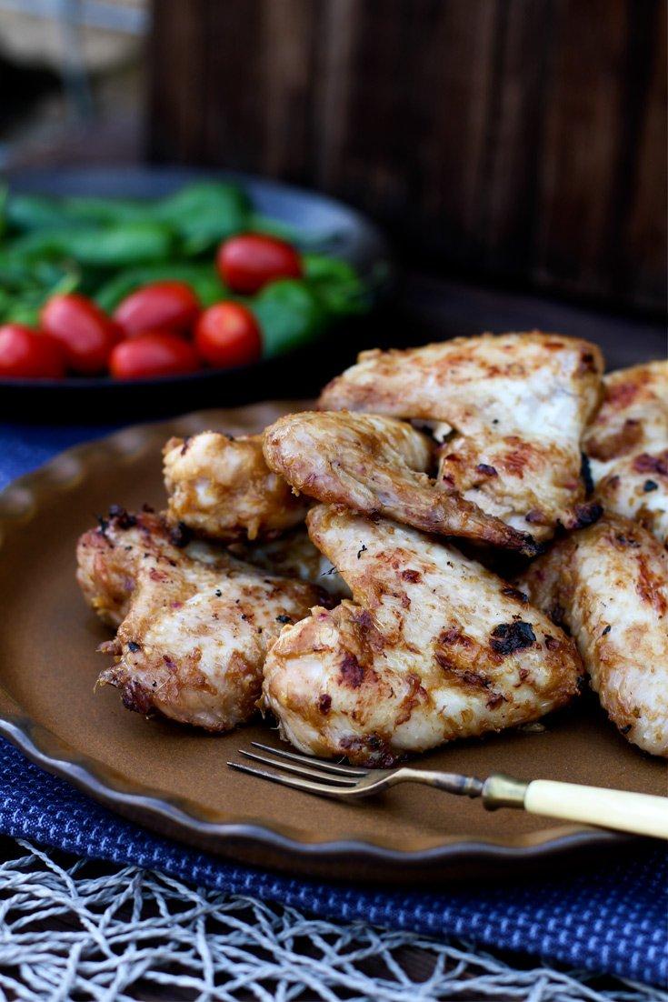 Rezeptbild: Hühnchenflügel grillen – Hongkong Teriyaki Mango Wings