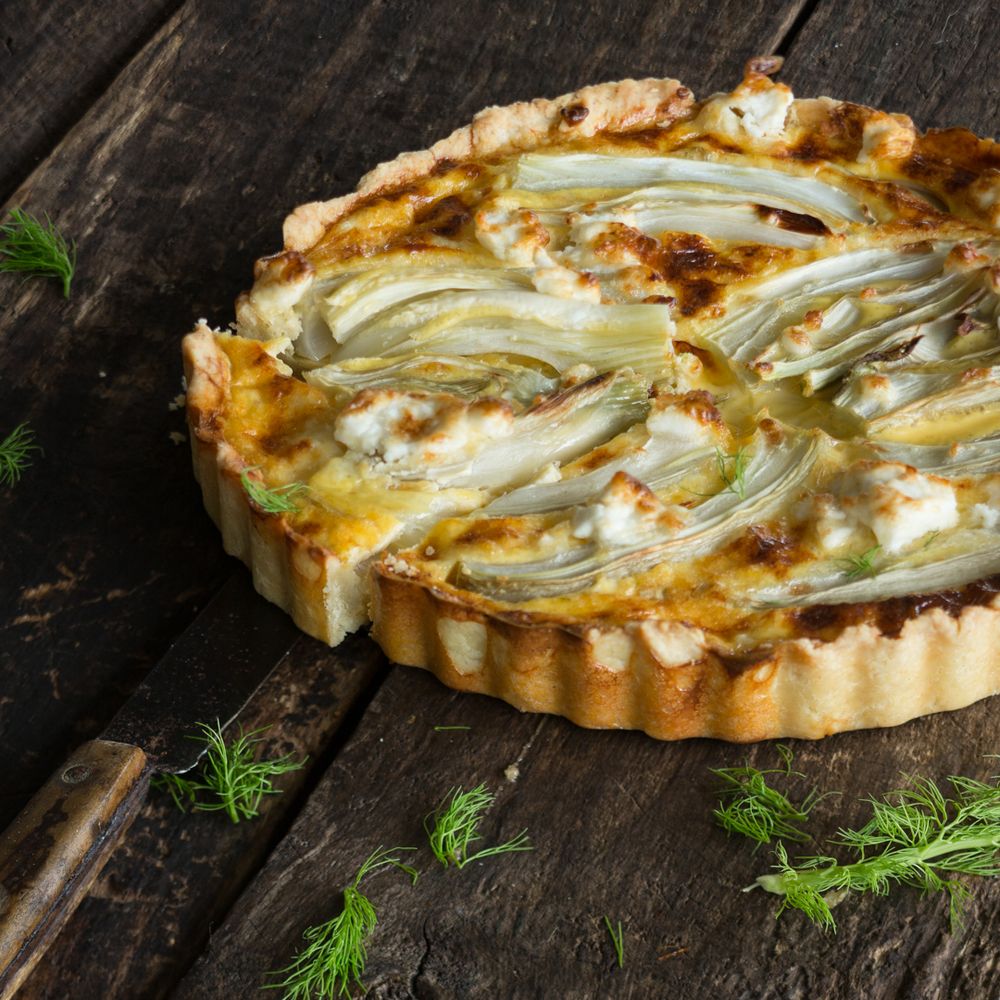 Rezeptbild: Fenchel-Tarte mit Ziegenkäse