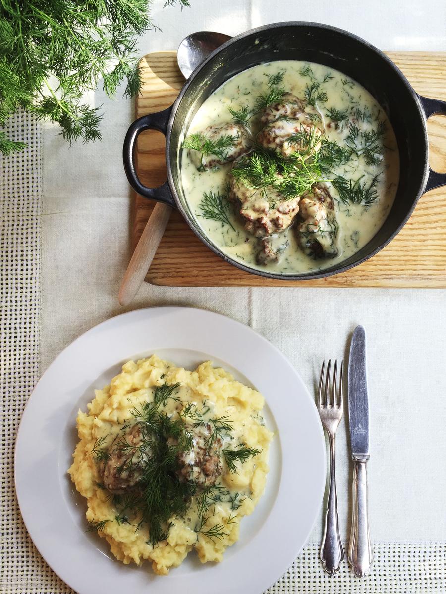 Rezeptbild: Dillköttbullar 