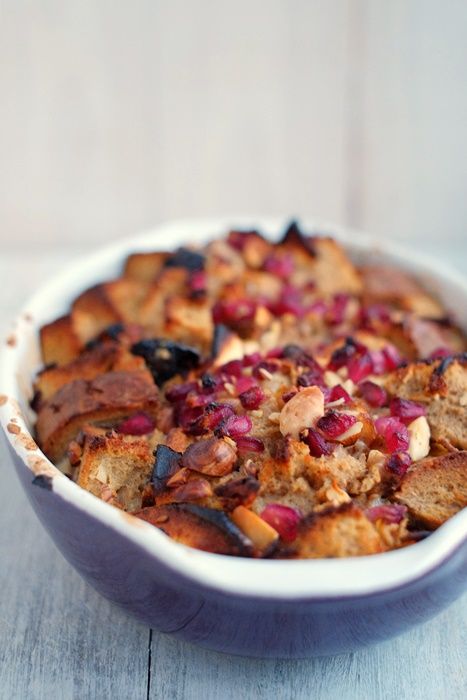 Rezeptbild: Winterlicher Brotauflauf