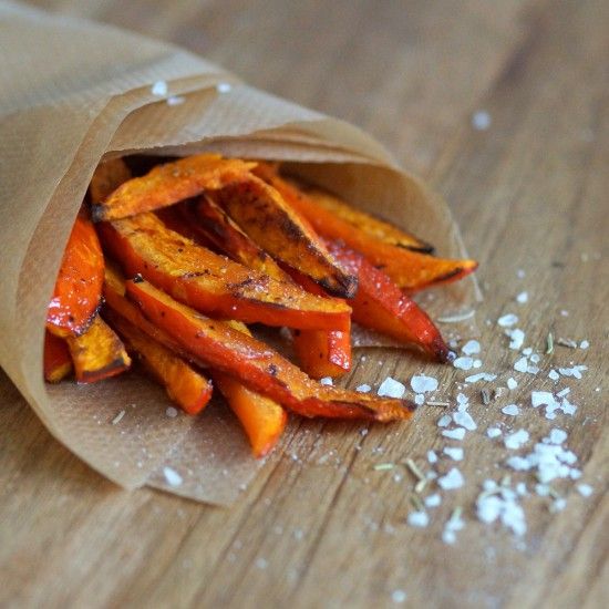 Rezeptbild: Kürbis Pommes