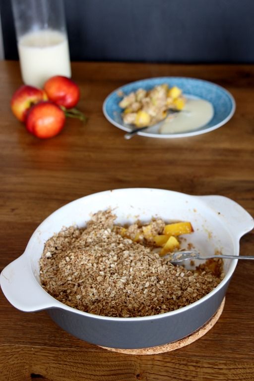 Rezeptbild: Pfirsich - Auflauf