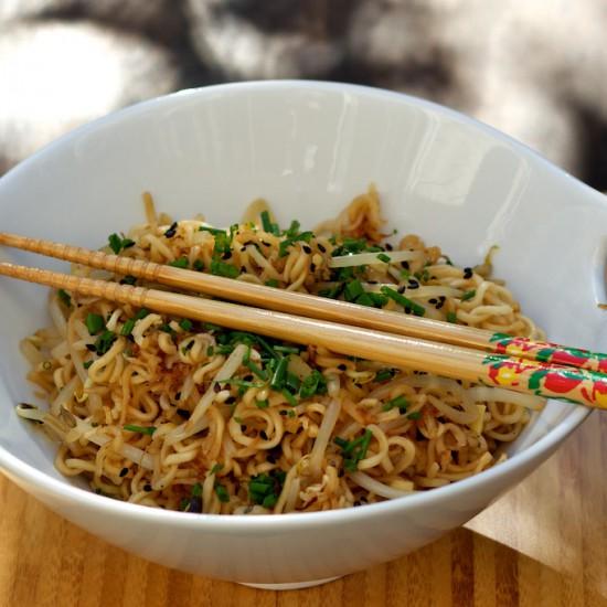 Rezeptbild: Hong Kong Nudeln mit Sojasauce