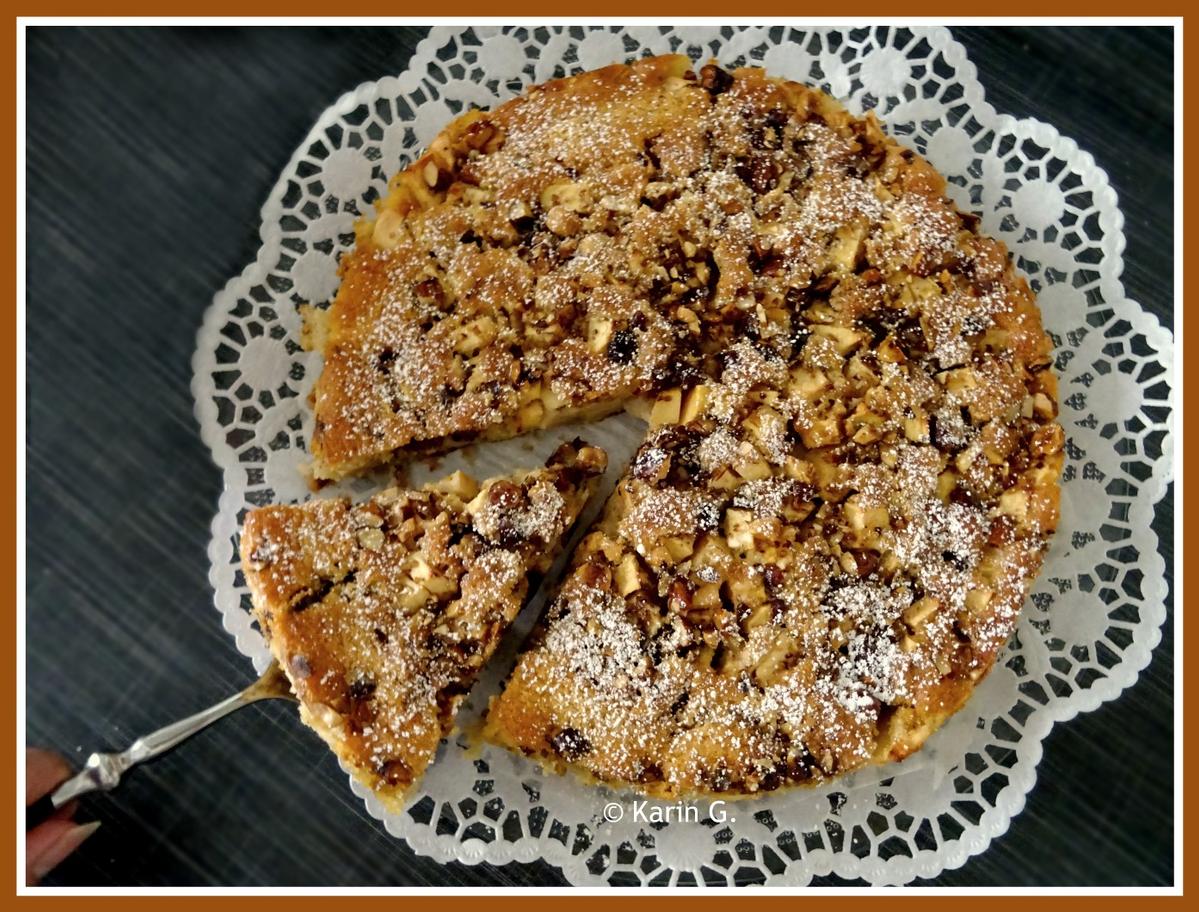 Rezeptbild: pikanter Apfelkuchen
