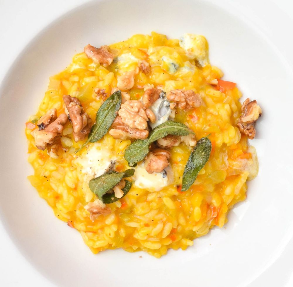 Rezeptbild: Herbstlicher Kürbisrisotto