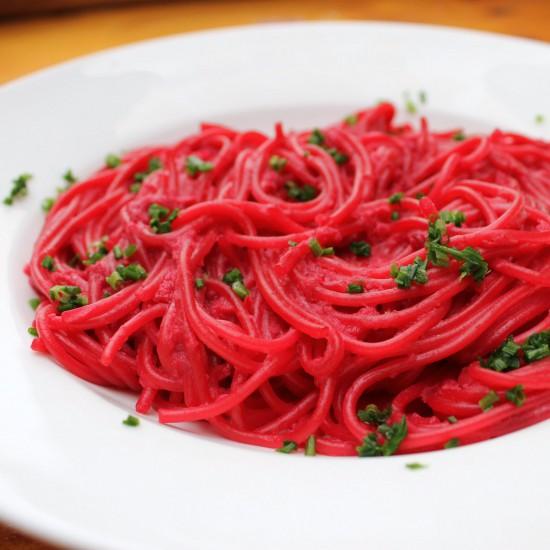 Rezeptbild: Rote Bete Pasta