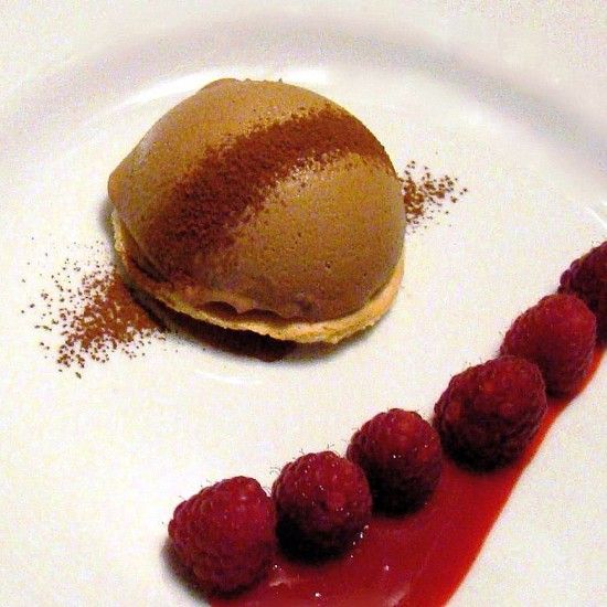 Rezeptbild: Symbiose aus Himbeeren und Schokolade