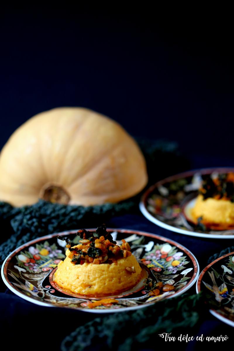 Rezeptbild: Budini di zucca con granola piccante