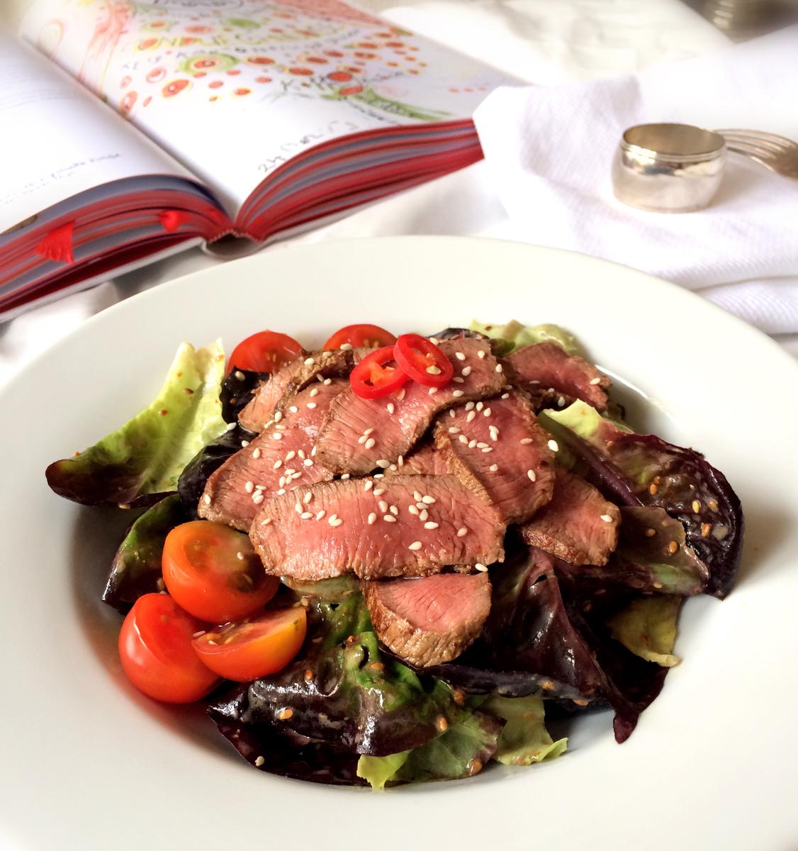 Rezeptbild: leichter Lammsalat