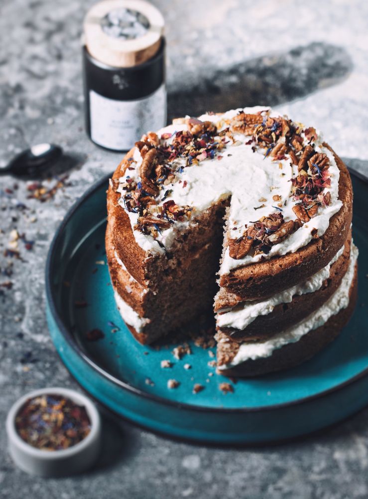 Rezeptbild: Bananen-Pecan Torte