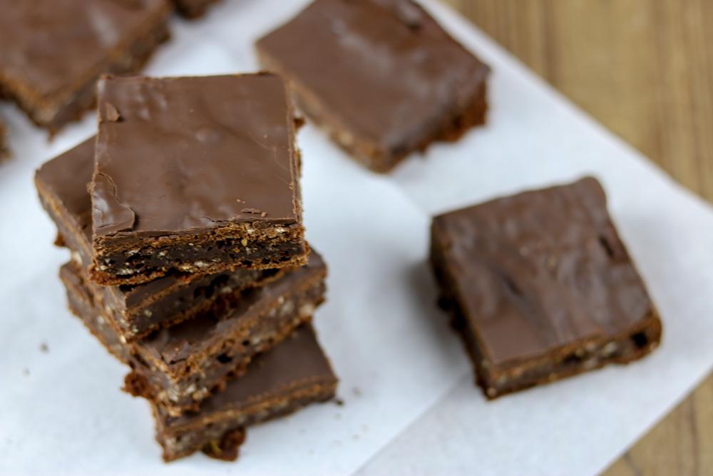 Rezeptbild: Gesunde Zucchini Brownies - vegan & zuckerfrei