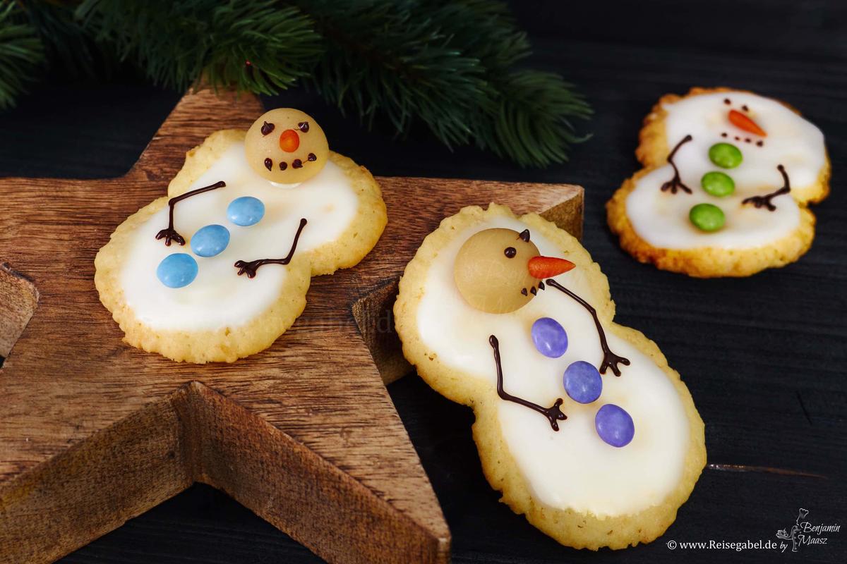 Rezeptbild: Geschmolzener Kokos-Schneemann – Kokoskekse mal anders