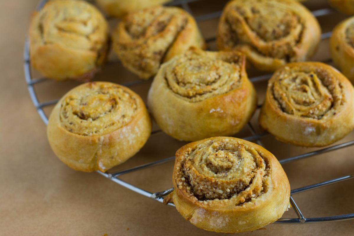 Rezeptbild: Gesunde Nuss-Schnecken