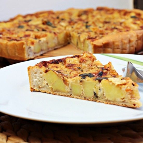 Rezeptbild: Bratkartoffeltarte