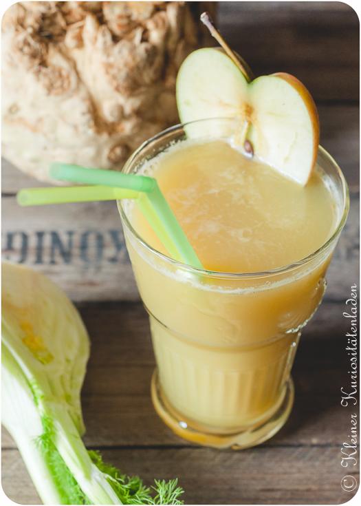 Rezeptbild: Knollensellerie-Fenchel-Apfelsaft