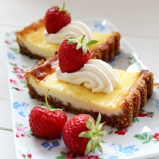 Rezeptbild: Cheesecake mit Knusperboden