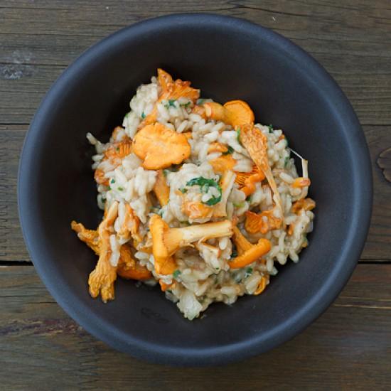 Rezeptbild: Pfifferling-Risotto