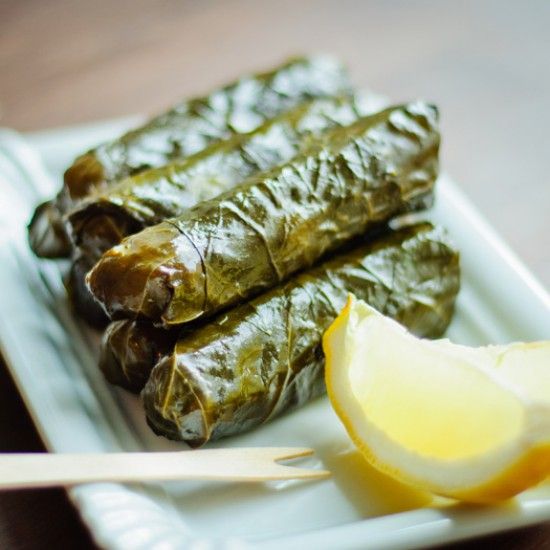 Rezeptbild: Dolma - vegetarisch gefüllte Weinblätter