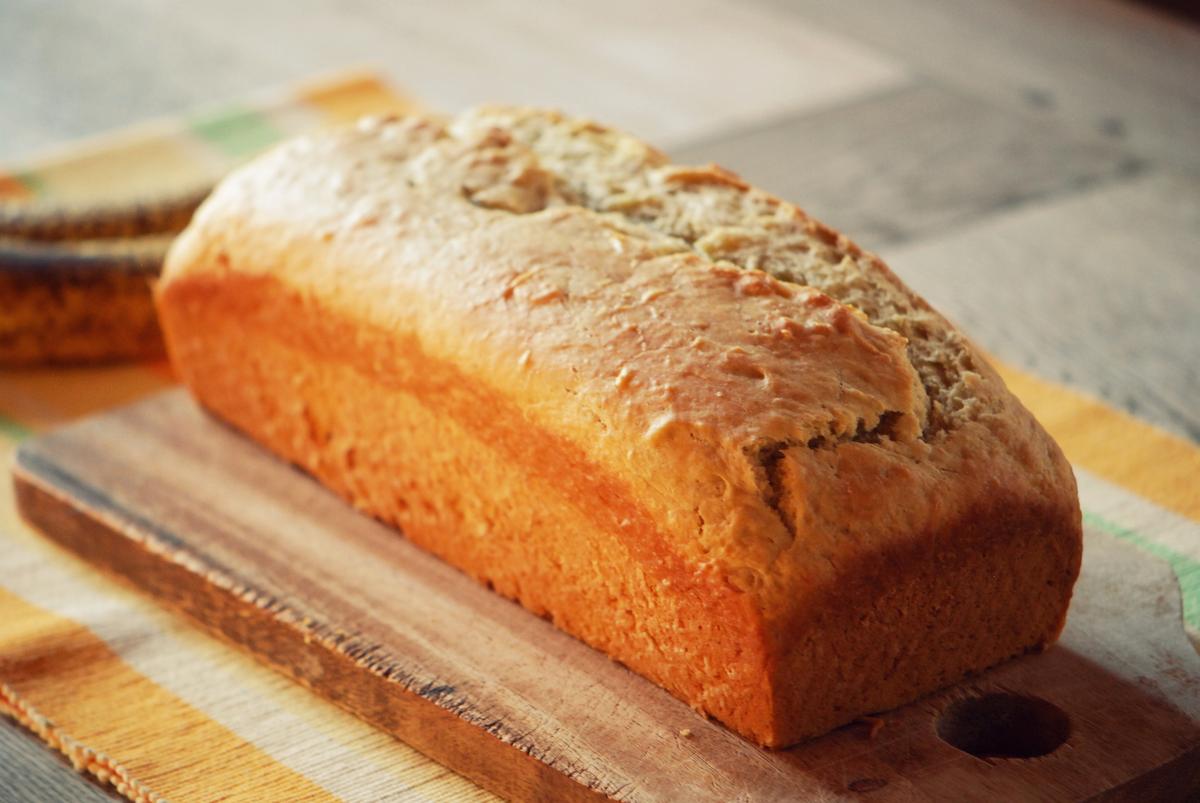 Rezeptbild: Saftiges Bananenbrot mit Hefe
