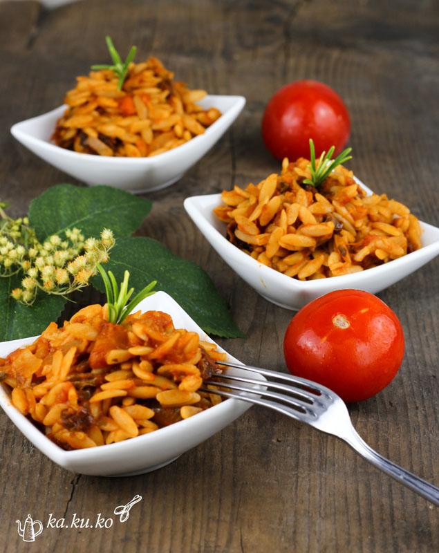 Rezeptbild: Tomatenteigreis
